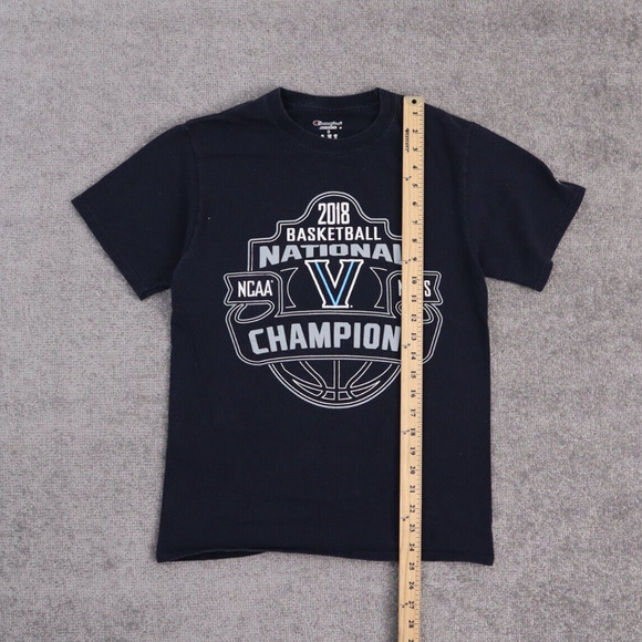 Villanova 2018 NCAA Basketball Championship Small Blue Short Sleeve T-Shirt - Picture 2 of 9
